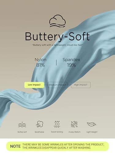 ODODOS Buttery Soft Lounge Yoga Leggings for Women Full Length 28" High Waist Yoga Pants, Chambray, XX-Large - Image 6