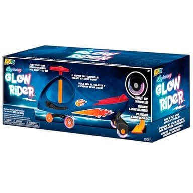 PlasmaCar Lightning Glow Rider - Inertia & Movement Powered Ride-On Toy, Light-Up Wheels, Indoor-Outdoor Play Blue & Red - Image 4