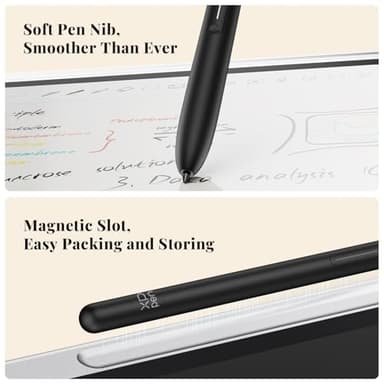 XPPen 3 in 1 Color Digital Notebook 10.95'' Paper Note Taking Tablet with 16384 Pressure Levels Battey-Free X3 Pro Pencil 2 Magnetic Folio 6+128GB Magic Note Pad for Writing/Reading/Meeting/Study - Image 8