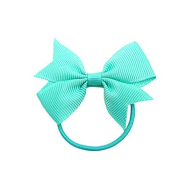 Baby Hair Ties with Bows,50pcs 2inch Baby Hair Bows Durable Rubber Bands Ponytail Holders Toddler Essential Hair Accessories for Infants Baby Girls in Pairs - Image 7