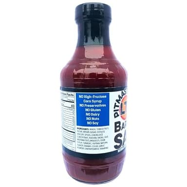 Pitmaster LT's Classic Kansas City Made BBQ Sauce | NO: High-Fructose Corn Syrup, Gluten, Preservatives | All-Natural, Smoky Sweet Craft Blend (19 oz) - Image 2