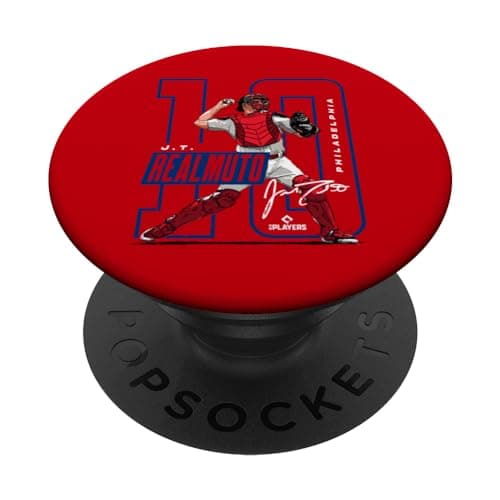J.T. Realmuto | Philadelphia MLB Players League | MLBREA4013 PopSockets Adhesive PopGrip - Image 1
