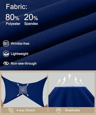 Yoga Flare Leggings for Women High Waisted Yoga Casual Pants Workout Leggings Cargo with 6 Pockets Bootcut Pants,Royal Blue XL - Image 3