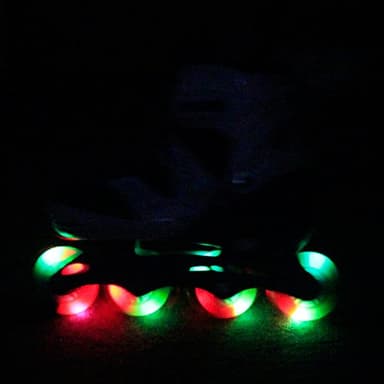 Kids Adjustable Flashing Inline Skates for Boys Girls and Adults with Full Light Up Wheels, Outdoor Roller Skates for Kids Beginner Ages 6-8-12-14, Men and Women - Image 6