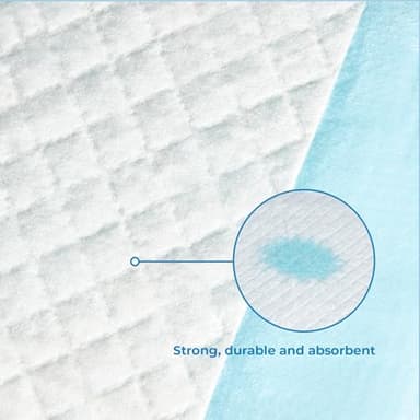 Best Pet Supplies XL Puppy Pads 40 Count - Super Absorbent Dog Training Pads, Quick-Dry, Odor Control, Disposable Pee Pads, Leak-Proof Wee Wee Pads for Indoor Dogs – Baby Blue XL, 40 Pack - Image 4