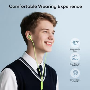 Wired Earbuds with Microphone 5 Pack, in-Ear Headphones with Heavy Bass, High Sound Quality Earphones Compatible with iPad, Laptop, MP3, Android Smartphones, Fits All 3.5mm Jack Device - Image 6