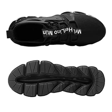 Hello MrLin Men's Running Shoes Non Slip Athletic Tennis Walking Blade Type Sneakers Hip Hop - Image 2