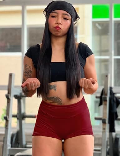 YEOREO SoftHue Women Workout Gym Impact Shorts Hidden Scrunch Butt Lifting 2.5"/3.6"/4.5"/6" Shorts Red M - Image 3