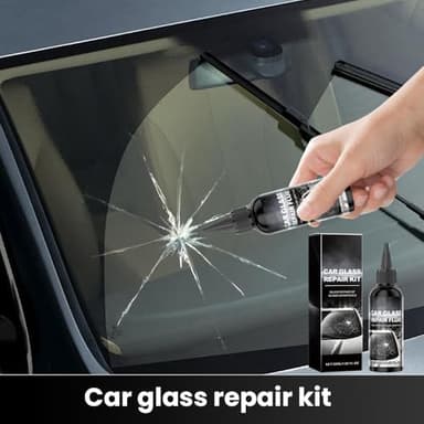 JUDUNA Windshield Crack Repair Kit, 2025 New Car Cracks Gone Glass Repair Kit Windshield Repair Kit for Chips and Cracks, Car Glass Repair Glue Scratch Chip Cracks Repair Kit (1 Pcs) - Image 3
