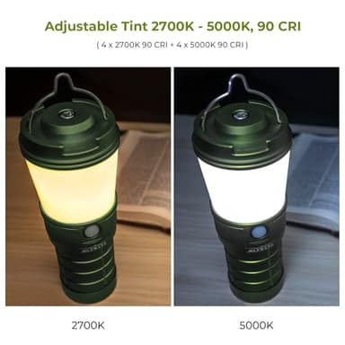 Sofirn BLF LT1 Lantern, Rechargeable Camping Waterproof Light Stepless Adjustable Color Temperature 2700K - 5000K 90 CRI, with USBA to USBC Cable and Anduril 2.0 UI (Carry Case Excluded) - Image 2