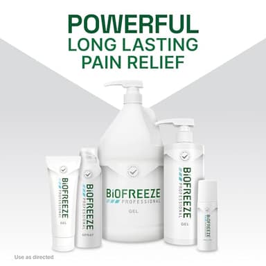 Biofreeze Professional Pain Relief Spray for Knee, Neck, Hip, Joint, Shoulder, & Simple Backache, Arthritis Pain Reliever, Sore Muscle Relief, Colorless Menthol Spray 4 Fl Oz (Pack of 3) - Image 7