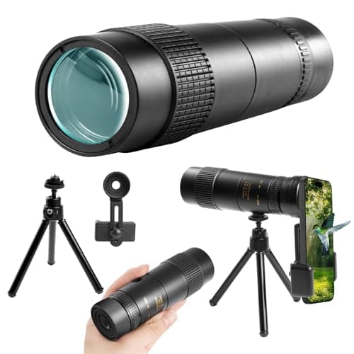 10-300x40 Military Telescope - Monoculars for Adults High Powered, Compact Monocular Telescope for Hunting, Star Gazing, Bird Watching, Travel (Smartphone Adapter & Tripod Include) - Image 1