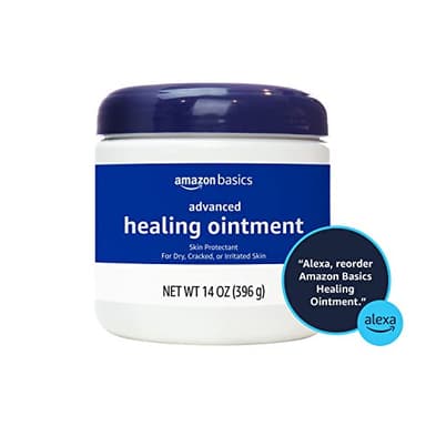 Amazon Basics Healing Ointment & Skin Protectant for Dry & Cracked Skin and Chapped Lips, Fragrance Free, 14 Oz (Pack of 1) - Image 4
