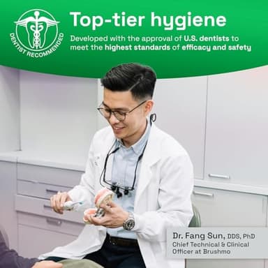 Brushmo Black Floss (BBFloss) - Expanding Floss, Gum-Friendly Soothing Mint Dental Floss, Natural Vegan Wax to Remove Plaque from Teeth, Dentist Designed PTFE & PFAS Free Oral Care, 2 Spools, 110 yd - Image 5