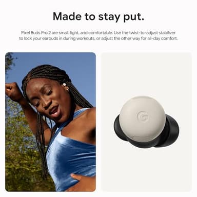 Google Pixel Buds Pro 2 - Wireless Earbuds with Active Noise Cancellation – Bluetooth Headphones - Hazel - Image 2