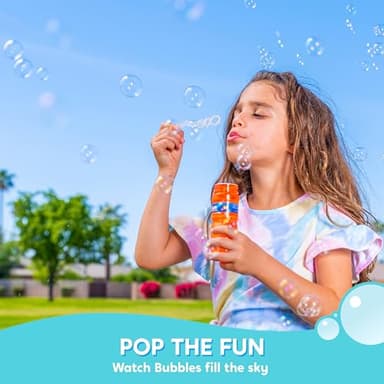 SYNCFUN 16 oz Bubble Solution Refills(Up to 1.25 Gallons), Concentrated Solution for Bubble Machine, Wands, Blower, Easter, Outdoors Activity - Image 5