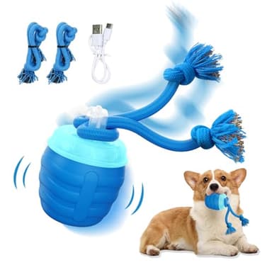 Huimpet Interactive Dog Toys, [2025 Newly Upgraded] Interactive Dog Ball for Medium/Large Dogs, Automatic Moving Dogs Toy Wicked Ball for Boredom & Training, Play Music, USB Rechargeable(Blue) - Image 1