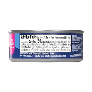 Chicken of the Sea Solid White Pure Tuna, Wild Caught, No Drain, 4 oz. Can (Pack of 24) - Image 2