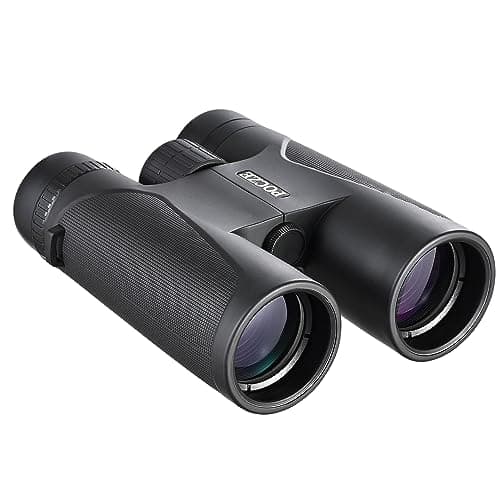 Binoculars for Adults, 12x42 Waterproof and Durable Binoculars with Multi-Coated Optics and Protective Rubber Armor, Lightweight Binocular for Bird Watching, Travel, Outdoor Sports, Hunting - Image 1