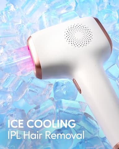 INNZA IPL Hair Removal with Ice Cooling Care Function for Women Permanent,999,999 Flashes Painless IPL Hair Remover, Hair Removal Device for Armpits Legs Arms Bikini Line - Image 2