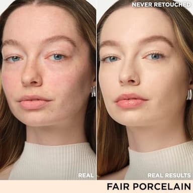IT Cosmetics CC+ Cream (Fair Porcelain) - Natural Full Coverage Foundation With SPF 50+, Color Corrector & Anti-Aging Hydrating Serum, Hyaluronic Acid + Peptides, Lightweight - 1.08 fl oz - Image 2