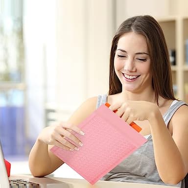 packbabol Bubble Mailers, 6x9 Inch Padded Bubble Mailers Pack of 50 Bubble Envelopes Opaque Self Seal Adhesive Waterproof Bags for Shipping and Packaging (Pink, 6x9-50) - Image 6
