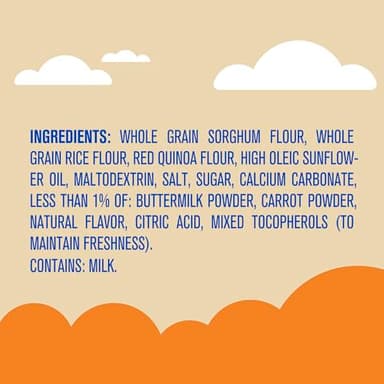 Get'ems! from Gerber, Snacks for Kids, Carrot Ranch Roundos Puffs, Made with Whole Grain Quinoa, Calcium to Support Strong Bones - 5 pack - Image 3