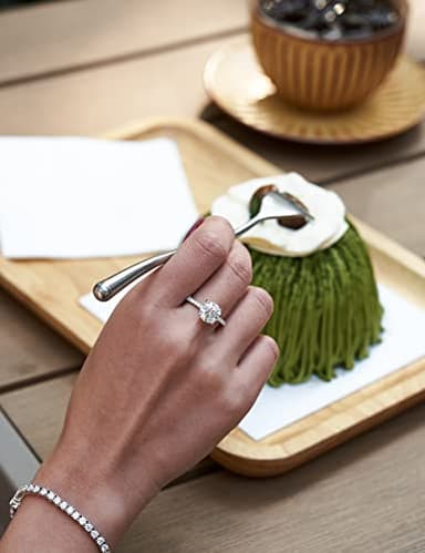 IMOLOVE Moissanite Engagement & Wedding Rings-3CT Promise Rings-65C - Image 4