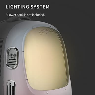 PETKIT Cat Backpack Carrier with Inbuilt Fan & Light, Airline-Approved Pet Backpack Bubble for Kitty Small Dog, Detachable Dog Backpack with Padded Strap for Travel, Hiking, Walking & Outdoor - Image 6