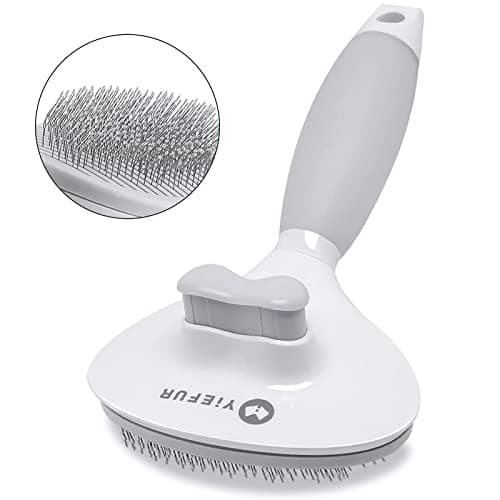 Cat Hair Brush,Cat Brush for Shedding,Soft Silicone Self Cleaning Brushes for Short and Long Haired Cats for Grooming and Shedding - Image 1
