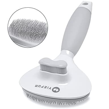 Cat Hair Brush,Cat Brush for Shedding,Soft Silicone Self Cleaning Brushes for Short and Long Haired Cats for Grooming and Shedding - Image 1