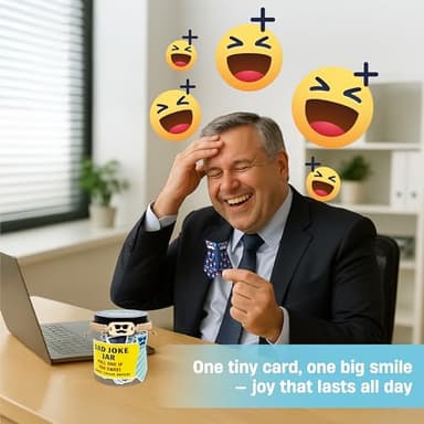 60 Dad Jokes Cards Jar, NFC 1000 Dad Jokes Bracelet, Funny Birthday Gift for Dads Men, White Elephant Gifts for Adults, Men Granpa Gift, Funny Gag Gifts - Image 2