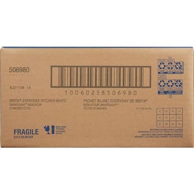 Brita Large Water Filter Pitcher for Tap and Drinking Water with SmartLight Change Indicator, Includes 1 Standard Filter, BPA-Free, Lasts 2 Months, 10-Cup Capacity, Bright White - Image 14