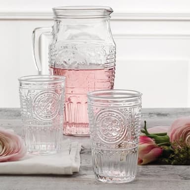 Bormioli Rocco Romantic Water Glass [Set Of 4] | 10.25 oz Premium Glass Set For Refreshments, Soda & Beverages | Italian Quality Glassware, Perfect For Dinner Parties, Bars & Restaurants - Image 4