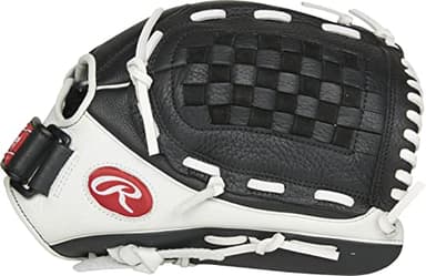 Rawlings Shutout Fastpitch Softball Glove, RSO125BW-3/0 12 1/2 BSK/ FLCV, 12.5" | Outfield - Image 2