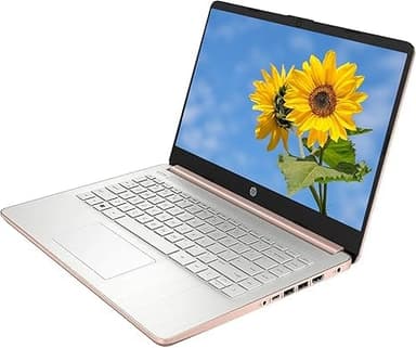 HP 14" Student-Laptop office365 Copilot AI, 4-Cores Intel N150(Up to 3.6GHz) 16GB RAM 384GB Storage(128GB UFS + 256GB Ghost Manta SD Card) Computer-Laptop with Wi-Fi 6 Win11 Rose Gold - Image 4