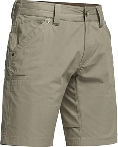 CQR Men's Stretch Utility Shorts, Lightweight Quick Dry Casual Shorts, Hiking Golf Cargo Shorts with Zipper Pockets, Sedona Shorts Tan, 42W x 10L - Image 6