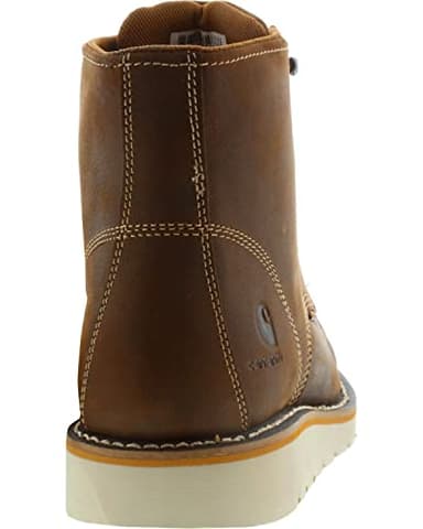 Carhartt Footwear CMW6095 6-Inch Waterproof Wedge Boot - 8 M - Dark Brown - Image 5