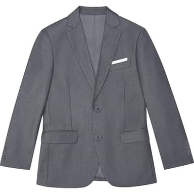 BOLADA Boys' Suit Dark Gray Slim fit Suits for Kids Formal Classic 6 Piece Big Boys Toddler Tuxedos Teen Youth Size 7 - Image 7