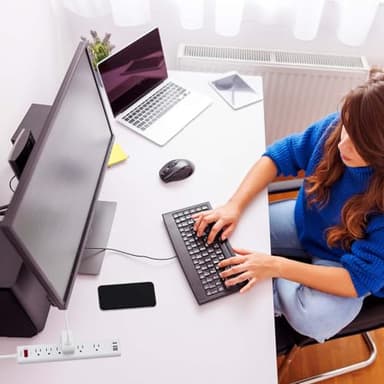 10 Ft Power Strip Surge Protector - Yintar Extension Cord with 6 AC Outlets and 3 USB Ports for Home, Office, Dorm Essentials, 1680 Joules, ETL Listed, White - Image 4