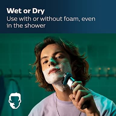 Philips Norelco Shaver 5000X, Rechargeable Wet & Dry Shaver with Precision Trimmer and Storage Pouch, X5006/85 - Image 8