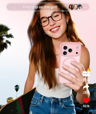 FNTCASE for iPhone 17 Pro-Max Case: Magnetic Frosted Translucent Matte Military Grade Shockproof Slim Cover | Full Covered Camera Protection | Slim Drop Proof Durable Protective Cases - Image 7