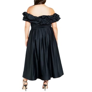 City Chic Women's Plus Size Mayah Dress, Black, 16 - Image 2