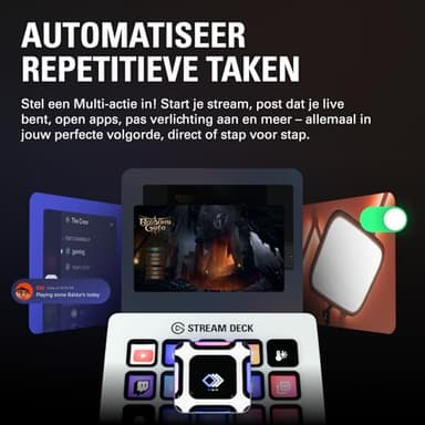 Elgato Stream Deck MK.2 White – Studio Controller, 15 macro keys, trigger actions in apps and software like OBS, Twitch, ​YouTube and more, works with Mac and PC - Image 5
