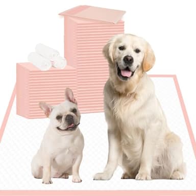 Oomicat XXL Puppy Pads, 35 Count Dog Pads Extra Large, 36"×36" Pink Pee Pads for Dogs｜Disposable Training Pads, Super Absorbent & Leak-Proof & Quick Drying Potty Pads for Doggy - Image 1