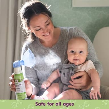 Boogie Micro-Mist Saline Inhaler, Baby Nose Congestion Relief, Nasal Spray for Kids, Pediatrician Recommended, 1.7oz Unscented - Pack of 1 - Image 4