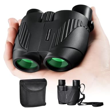 Binoculars for Adults and Kids, 20x25 High Powered Fully Multi-Coated Lenses, BAK 4 Compact Waterproof Binocular, Essential Pocket Binoculars with Low Light Vision for Bird Watching, Outdoor Hunting - Image 1