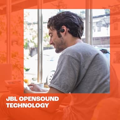 JBL SoundGear Sense - True Wireless Open-Ear Headphones, OpenSound Technology, Splash and dust Resistant, 4 mics for Crisp, Clear Calls, Up to 24 Hours of Battery Life, Plus Speed Charge (Black) - Image 7