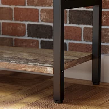 IRONCK Bookshelves 6 Tiers Triple Wide Industrial Bookshelf, Large Etagere Bookshelf Open Display Shelves with Metal Frame for Living Room Bedroom Home Office - Image 7