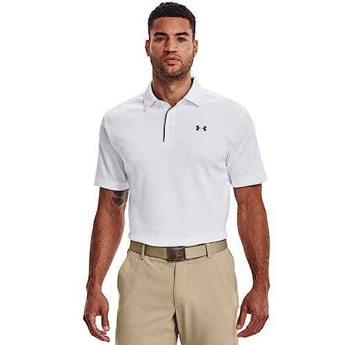 Under Armour Men's UA Tech Polo LG White - Image 1